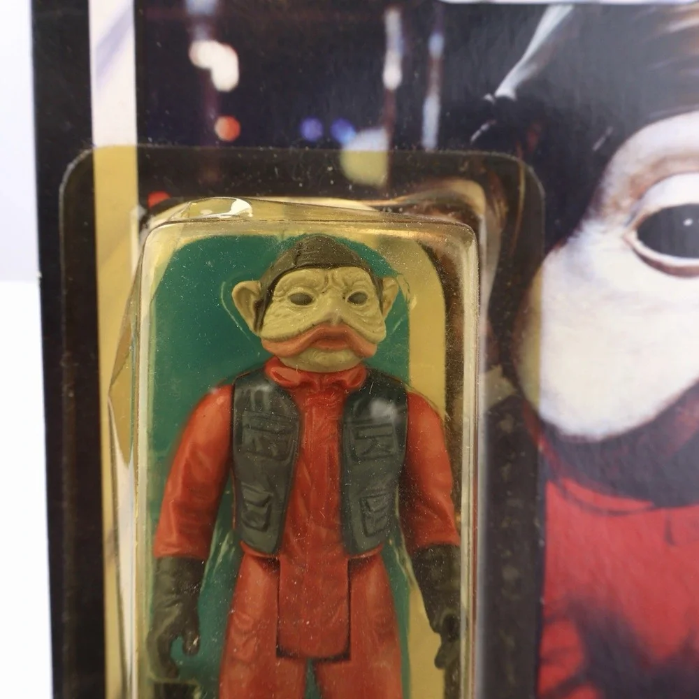Vintage 1983 Kenner Star Wars ROTJ Nien Nunb 65 Back MOC Sealed Figure